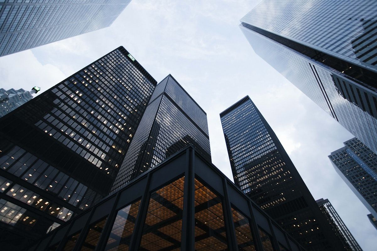 Modern office building representing enterprise AI infrastructure